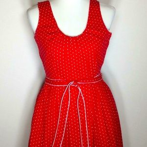 Julip by Strasburg Polka Dot Sleeveless Dress